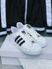 Мужские кроссовки Adidas Superstar White Адидас суперстар белые Arm-kk443/Скр-SLP011104-Т фото 8