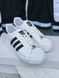 Мужские кроссовки Adidas Superstar White Адидас суперстар белые Arm-kk443/Скр-SLP011104-Т фото 6