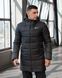 Чоловіча зимова парка Nike чорна Куртка Найк подовжена з капюшоном Sta-196/1 фото 2