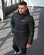 Чоловіча зимова парка Nike чорна Куртка Найк подовжена з капюшоном Sta-196/1 фото 5