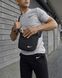 Мужской летний костюм Nike Футболка Шорты Барсетка серый Комплект Найк Intr-1587630626 фото 2