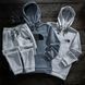Мужской зимний спортивный костюм The North Face 3в1 черно-белый Набор ТНФ Ads-4 фото 4