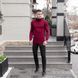 Мужской свитер с двойным горлом бордовый Гольф под горло демисезонный Pobed-Axelrod-к фото 5