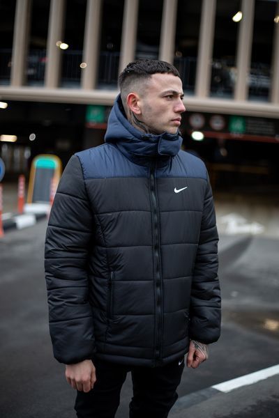 Чоловіча зимова куртка Nike чорна Intr-1592560834 (коп1) фото