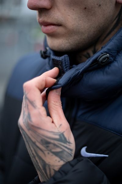Чоловіча зимова куртка Nike чорна Intr-1592560834 (коп1) фото