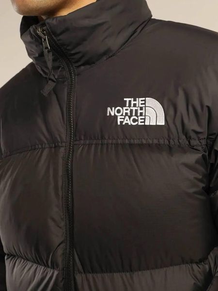 Зимняя куртка The North Face черная оверсайз подростковая Пуховик ТНФ Gar-D025 фото