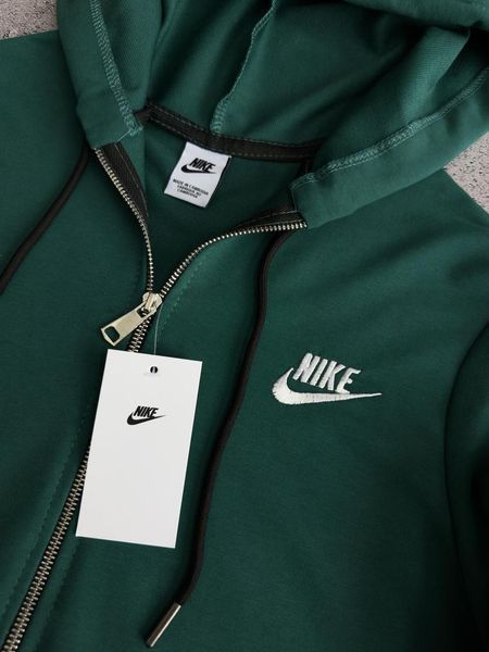 Мужская кофта Nike зеленая Хар-1076 фото