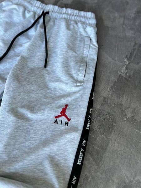 Мужские спортивные штаны Jordan серые Брюки Джордан демисезонные Моло- JR-204 фото