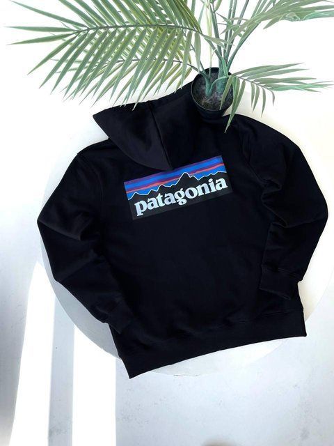 Мужское зимнее худи Patagonia черное Толстовка с капюшоном Патагония Гла-55 фото