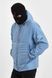 Мужская ветровка Stone Island с патчем голубая Куртка Стон Айленд из плащевки Моло-92-8 фото 1