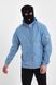 Мужская ветровка Stone Island с патчем голубая Куртка Стон Айленд из плащевки Моло-92-8 фото 2