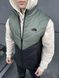 Мужская жилетка The North Face черная с хаки без капюшона Безрукавка ТНФ стеганная из плащевки Intr-1620136077 фото 3