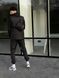 Чоловічий спортивний костюм Nike з плащової тканини чорний Комплект Найк Жилетка Штани Барсетка Intr-1620131159 фото 7