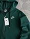 Мужская кофта Nike зеленая Хар-1076 фото 7