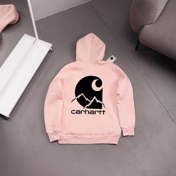 Мужское зимнее худи Carhartt с капюшоном фиолетовое Толстовка Кархарт Ads-490 фото