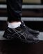 Мужские зимние кроссовки Asics Gel Kahana 8 Gore-Tex Black черные Ассикс гортекс Pow-AS045 фото 2