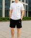 Чоловічий літній костюм Nike Футболка Шорти чорно-білий Комплект Найк Intr-9057480506 фото 1