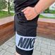 Мужской летний костюм Nike Футболка Шорты черный комплект Найк Pav-1002 фото 2