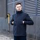 Мужская тактическая куртка Soft Shell с капюшоном синяя Ветровка демисезонная на флисе Pobed-Motive-с фото 2