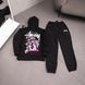 Мужской зимний спортивный костюм Stussy фиолетовый Комплект Стусси Худи Штаны плащевка Ads-538 фото 3