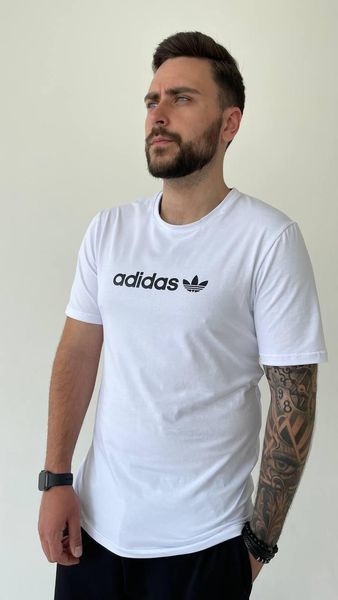 Чоловічі футболки Adidas біла бавовняна Теніска Адідас Univer-000523 (коп3) фото
