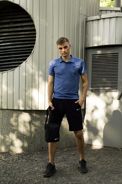 Мужская футболка Поло Nike синяя Тенниска Найк Intr-1592230917 фото