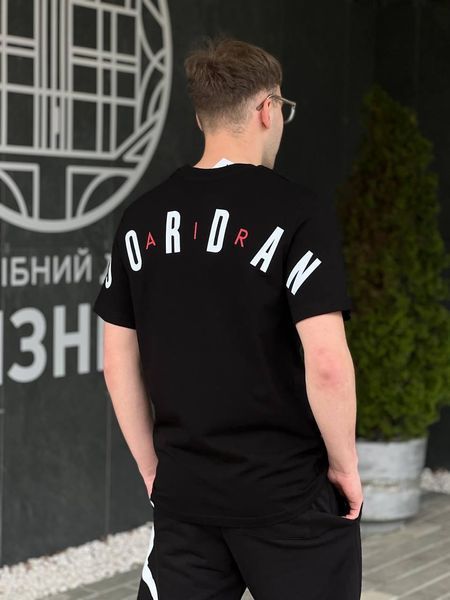 Мужская футболка Jordan белая хлопковая Тенниска Джордан Гла-15 (коп2) фото