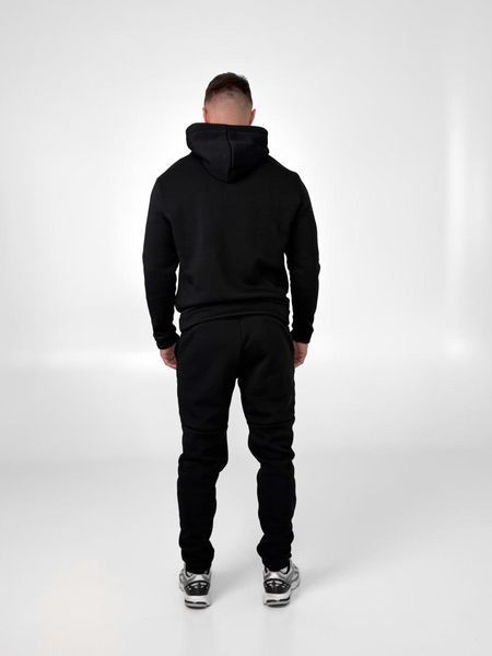 Мужской зимний спортивный костюм Adidas черный Комплект Адидас на молнии Rap-RD269/RD024 фото