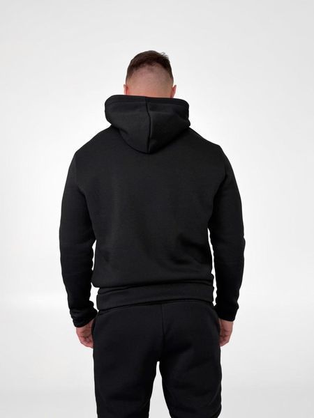 Мужской зимний спортивный костюм Adidas черный Комплект Адидас на молнии Rap-RD269/RD024 фото