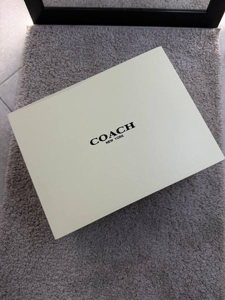 Сумка чоловіча Coach чорна Барсетка через плече Коач Cap-0150 фото