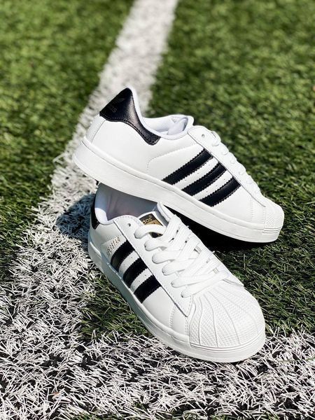 Женские кроссовки Adidas Superstar White Адидас суперстар белые классические Arm-SPST01 фото