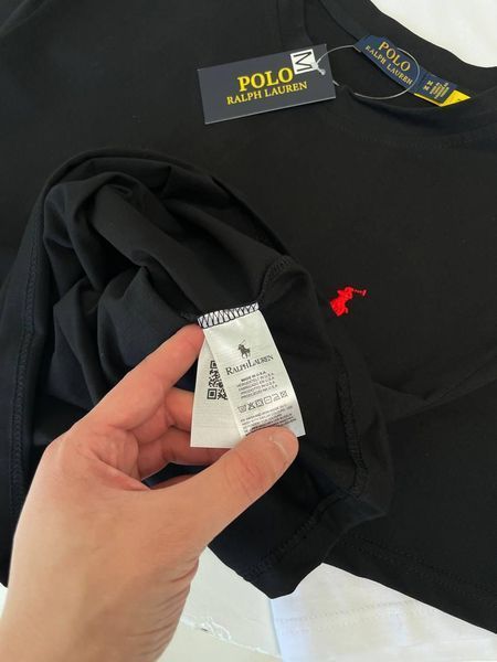Мужская футболка Polo белая Гла-201 фото