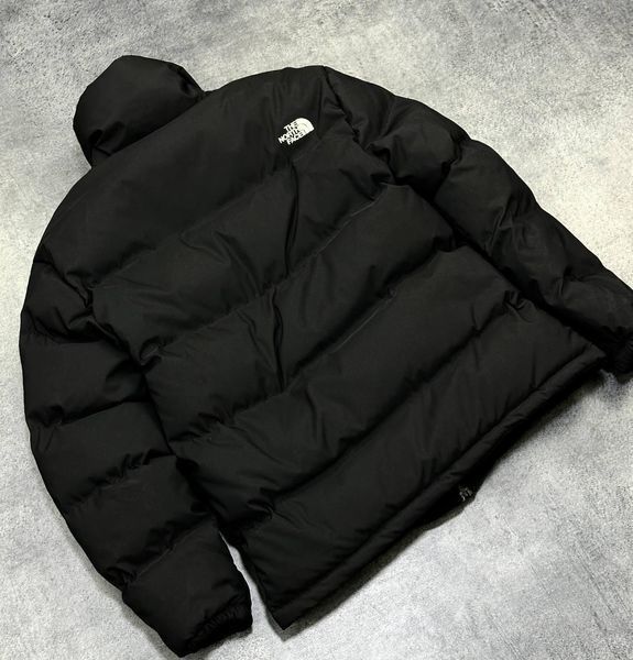 Мужская зимняя куртка The North Face без капюшона Пуховик ТНФ двусторонний Armo-N3339-3 фото