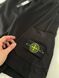 Чоловічі шорти Stone Island чорні Бриджі Стойн Айленд Гла-100 фото 6