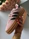 Жіночі кросівки Adidas Gazelle на платформі замшеві рожеві Адідас Газелі Arm-03456 (коп1) фото 4