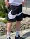 Чоловічі спортивні шорти Nike Big Swoosh чорні Найк Біг Свуш cas-1/Hub-111 фото 4