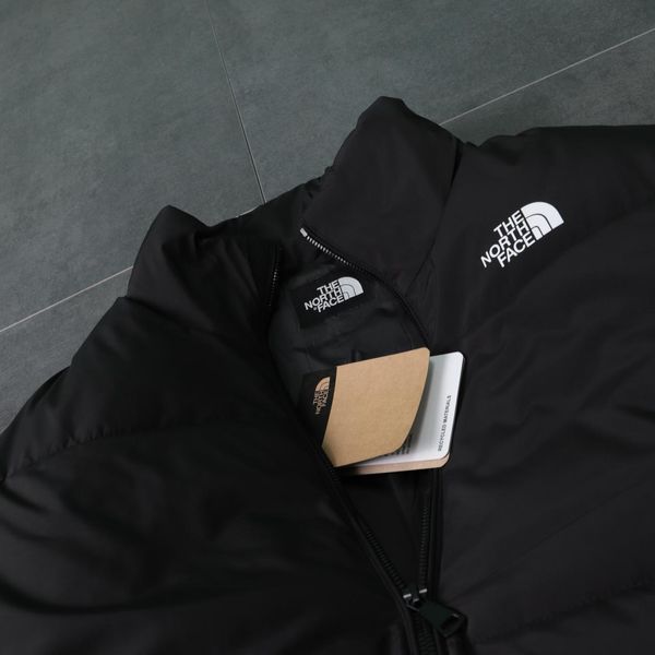 Чоловічий зимовий спортивний костюм The North Face плюшевий чорний Набір ТНФ Костюм Куртка Шапка Ads-586 фото