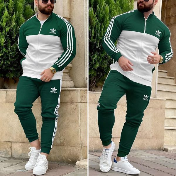 Чоловічий спортивний костюм Nike без капюшона синій з білим Комплект Найк Світшот Штани Seas-21 фото