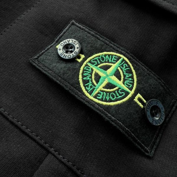 Чоловічий літній костюм Stone Island Футболка Шорти Кепка хакі із патчем Стон Айленд Хар-878 (коп3) фото