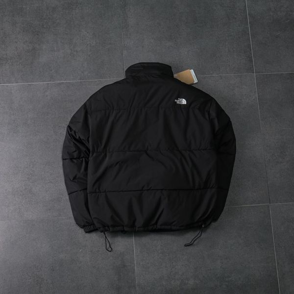 Чоловічий зимовий спортивний костюм The North Face плюшевий чорний Набір ТНФ Костюм Куртка Шапка Ads-586 фото
