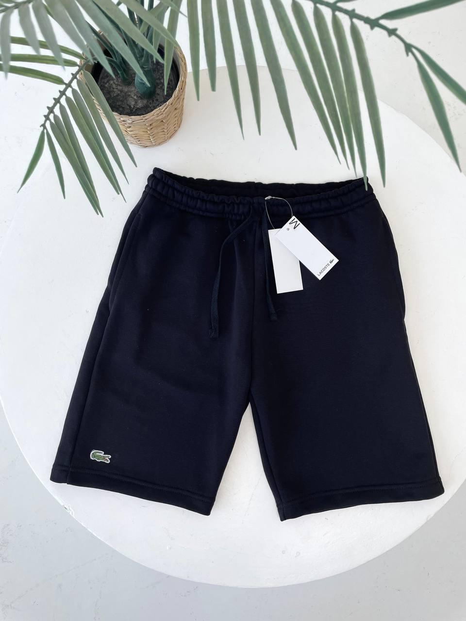 Мужские шорты Lacoste черные
