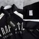 Чоловічий спортивний костюм Trapstar чорний з білим Комплект Трапстар демісезонний Моло-TR/1 фото 7