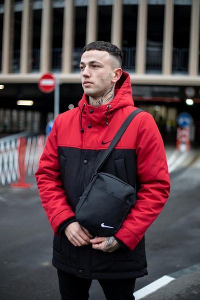 Мужской зимний комплект Nike Штаны Барсетка черная Intr-1592301183 фото