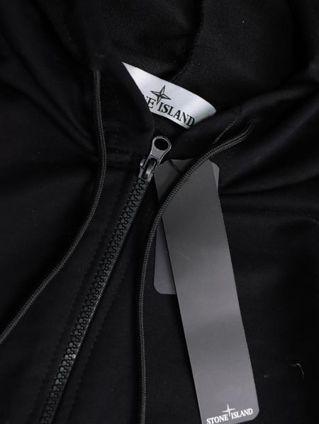 Мужская кофта Stone Island черная Ads-734 фото