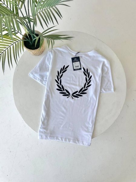 Чоловіча футболка Fred Perry чорна бавовняна Фред Перрі Гла-93 фото