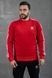 Мужской зимний свитшот Adidas с лампасами белый Кофта Адидас без капюшона Хар-332 фото 6