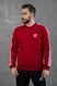 Мужской зимний свитшот Adidas с лампасами белый Кофта Адидас без капюшона Хар-332 фото 3