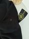 Чоловіче худі Stone Island чорне Кофта Стон Айленд з патчем гла-64 фото 5