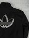Мужская ветровка Adidas рефлектив без капюшона черная Куртка Адидас Хар-530 1 фото 10