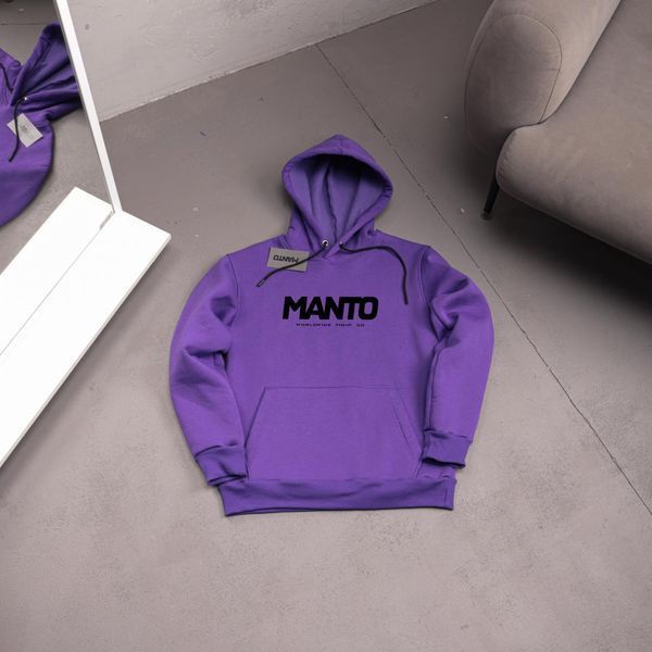 Мужская зимняя кофта Manto Gym бежевая Толстовка Манто с капюшоном Ads-454 фото